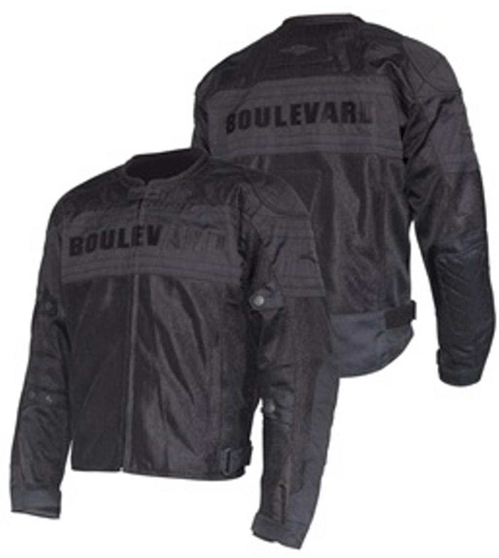 Suzuki Boulevard B.O.S.S. Mesh Riding Jacket Black | eBay